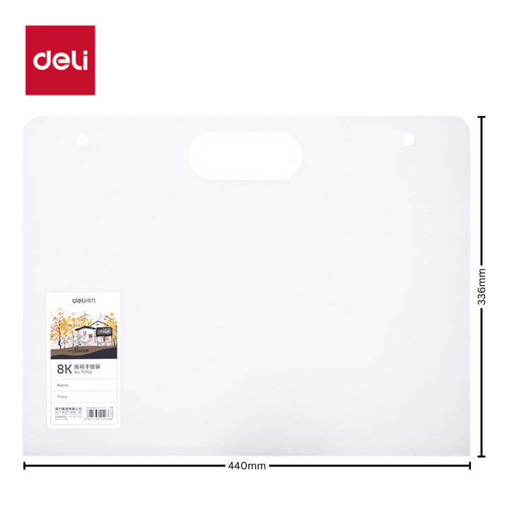 Deli Transparent Drawing Storage Bag A3