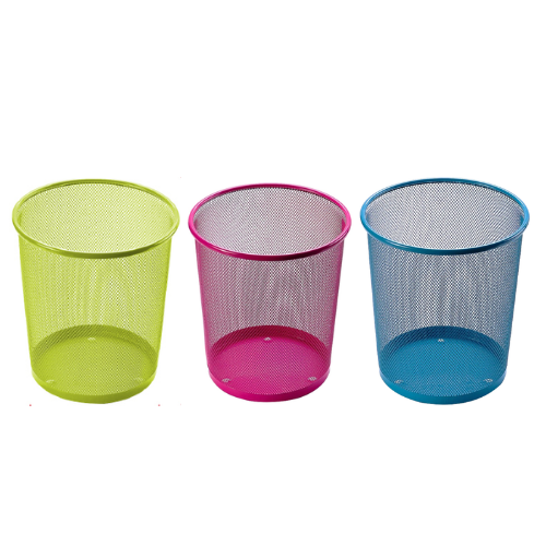 Waste paper Bin Wire mesh 5002 mix colour D25mmxH28cm