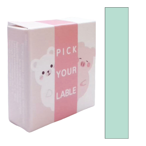 UEW Black on Macaron labels paper roll for D30s