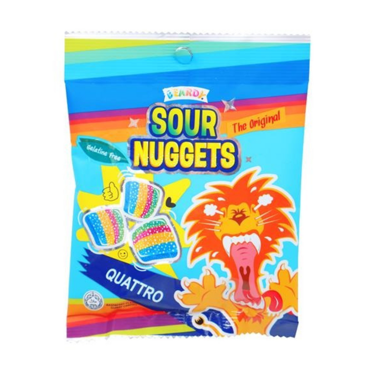 Beardy Sour Nuggets Gummy  Quattro 45g