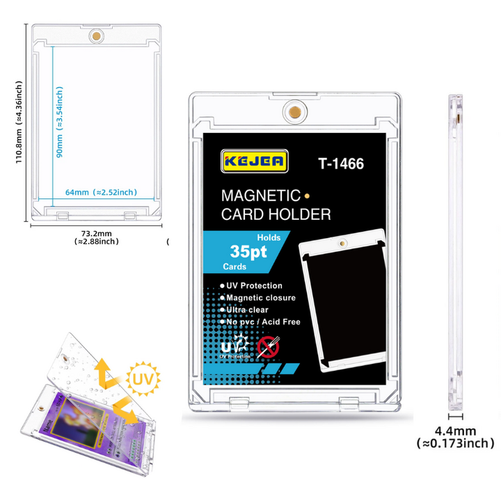 Magnetic Card  Holder T-1466 for Signature Card 35pt