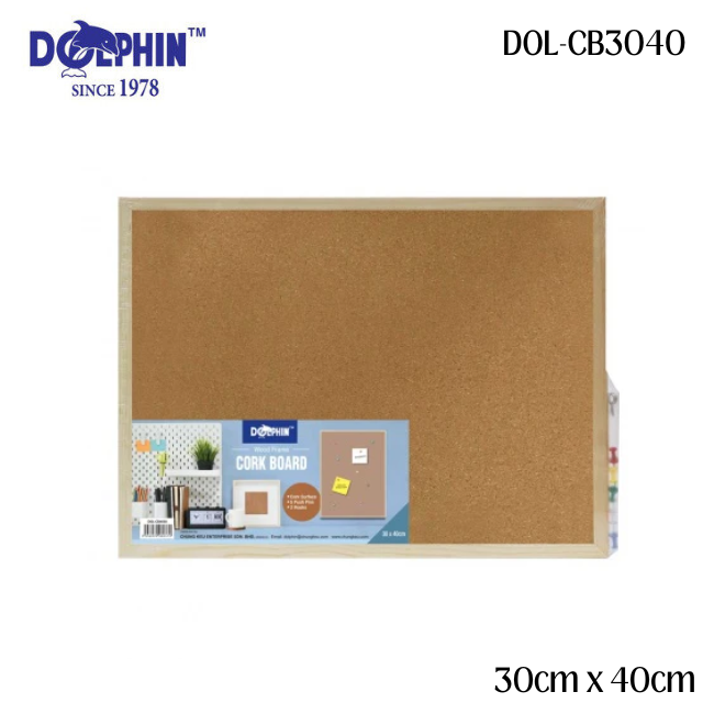 Dolphin Frame Cork Board