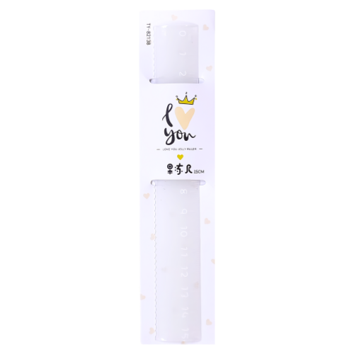 Little Frog Plastic Ruler 15cm