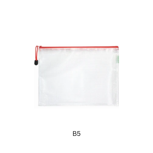 WELLBORD Zipper Soft Mesh Clear Case