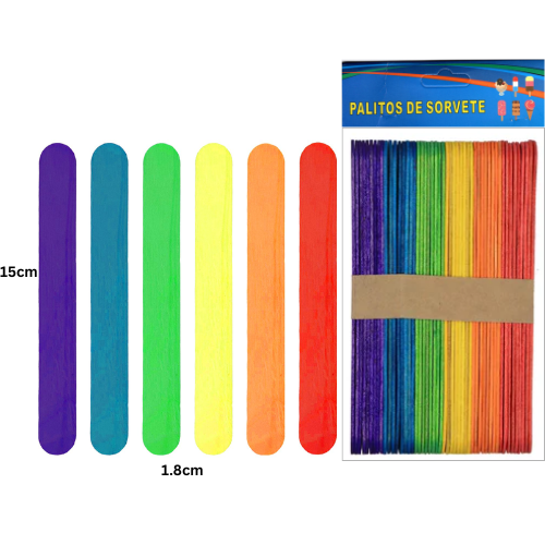 Ice Cream Stick 150 50's Colour