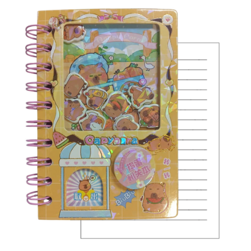 Capybara Spiral Notebook 48K 95*141mm 870-2