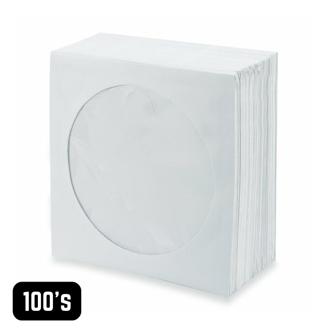 UEW White CD Envelope 100's
