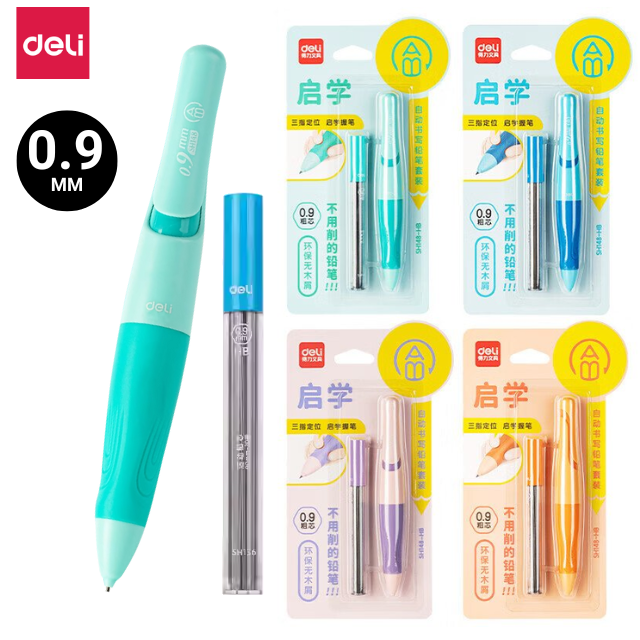 Deli Mechanical Pencil Set Asst Colour HB 90mm SH148