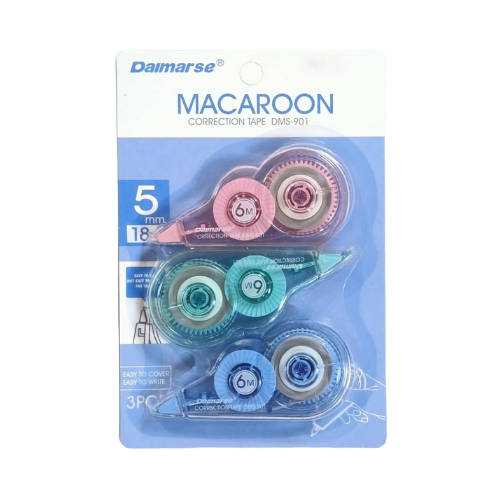 Daimarse Correction Tape DMS-901 3's 5mm x 6m macaroon