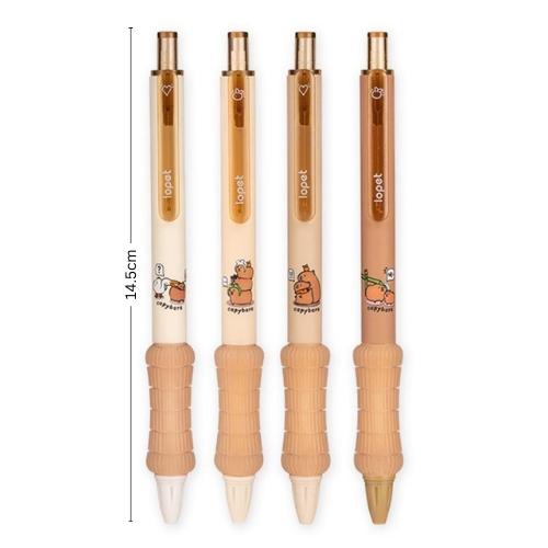 Lopet Capybara Gel Ink Pen 0.5mm Black