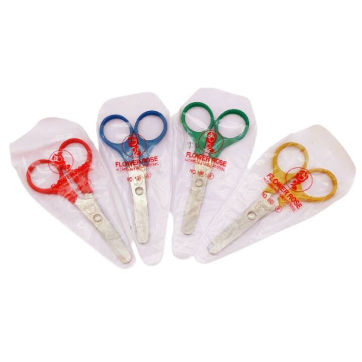 Flower Rose Stainless Steel Scissors