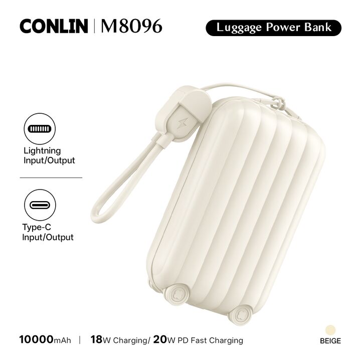 Conlin Luggage Powerbank M8096 - Beige