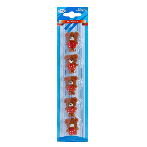 DAYUE Cute Bear/ Lady Bird Magnetic Button 5's/pack