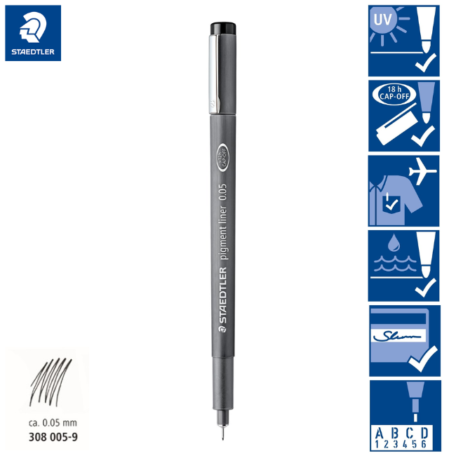Staedtler Pigment Liner - Black