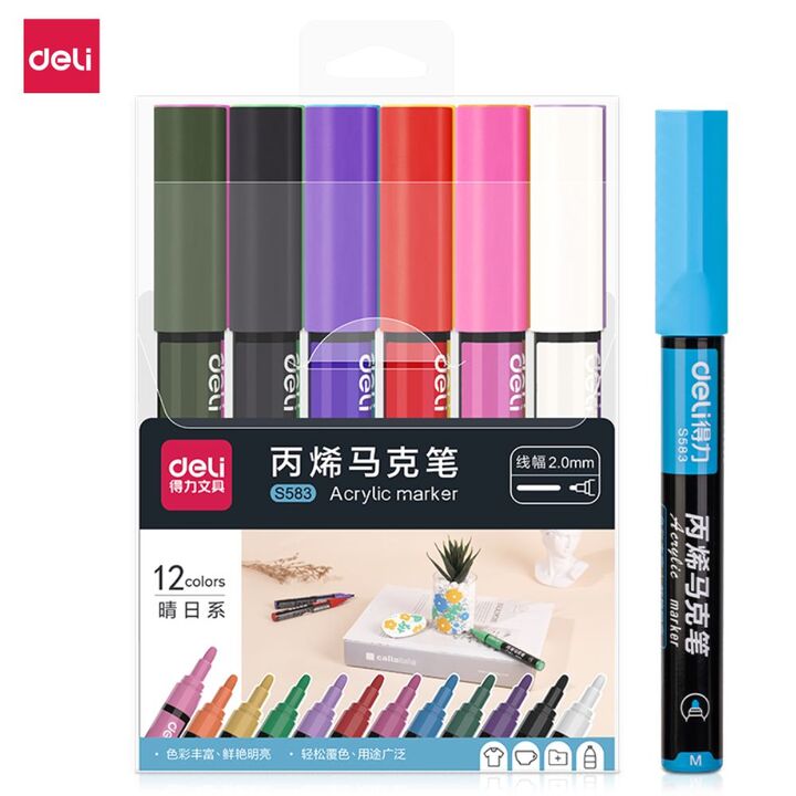 Deli Acrylic Marker 2.0mm