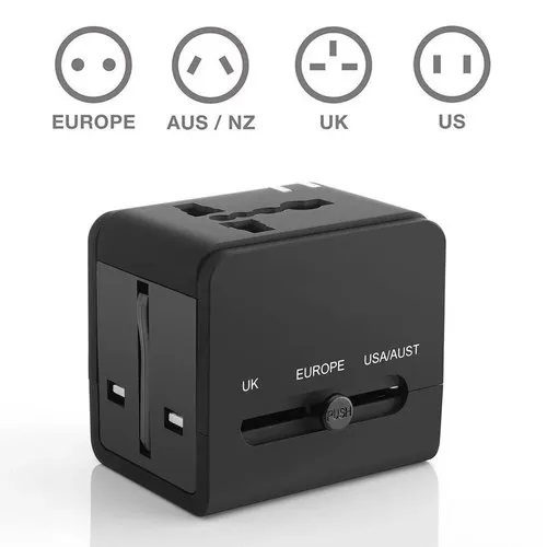 Zeatar Travel Adaptor with Dual USB 2.1A SIRIM (Z3366)