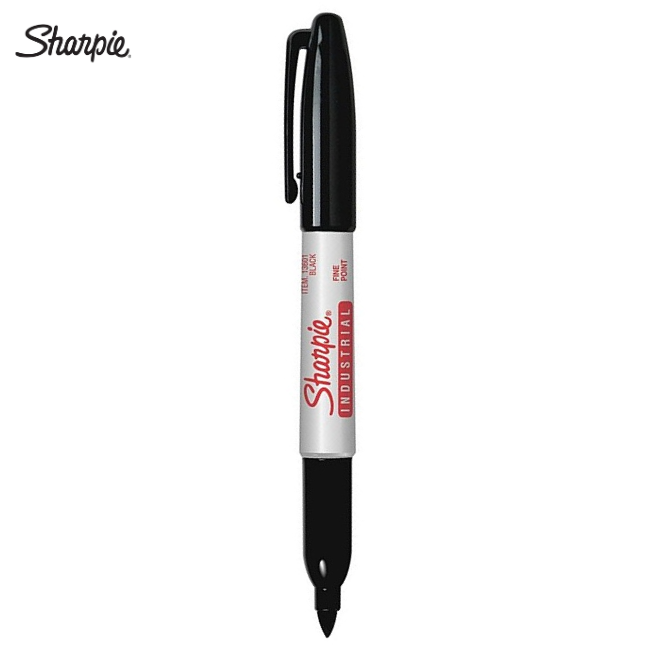 Sharpie Industrial Permanent Marker Fine Black (13601)
