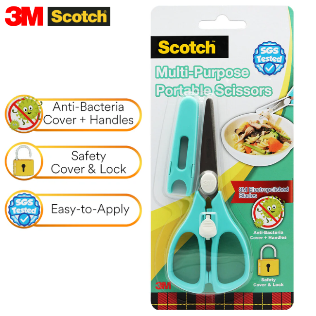 3M Scotch Multi Purpose Portable Food Scissors PS-AB