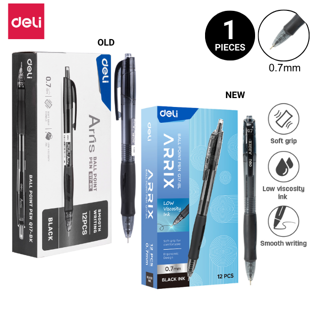 Deli Ballpoint Pen EQ17 Mini Tip 0.7mm
