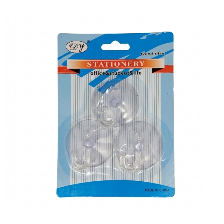 Strong Suction Hook Transparent 3's
