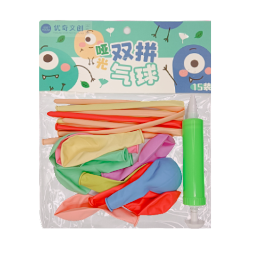 YOUQI Long & Round Party Balloon Set 15's