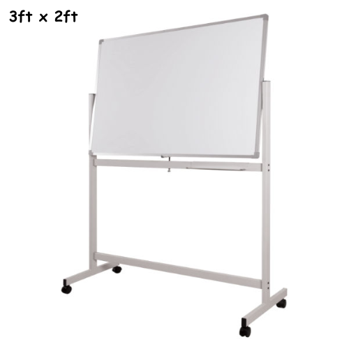 Double Sided White Board + Mobile Stand No.3399