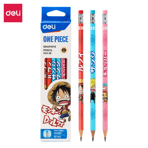 Deli One Piece Graphite Pencil Hexagonal Barrel 2B 2.4mm C021