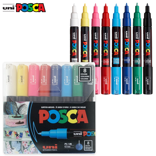 Uni Posca Water Marker Extra Fine 0.7mm
