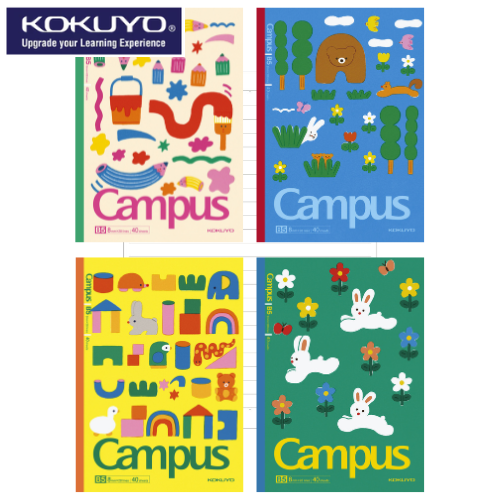 KOKUYO Campus AC Illustrator Notebook B5 40P my little friends (WAC-CDNB54-J156)