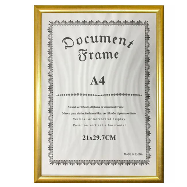 Photo Frame 210-A4 Gold