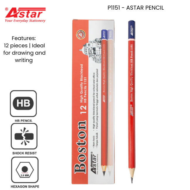 Astar Boston HB Pencil