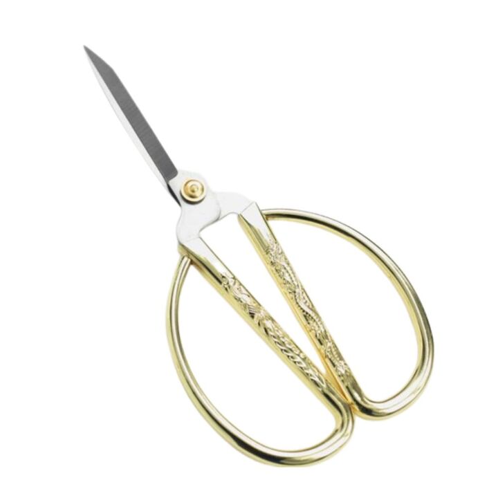 Bazo 6.5in Gold Handle Scissors BZ:4011/B02G (ZINC ALLOY/S/STEEL)