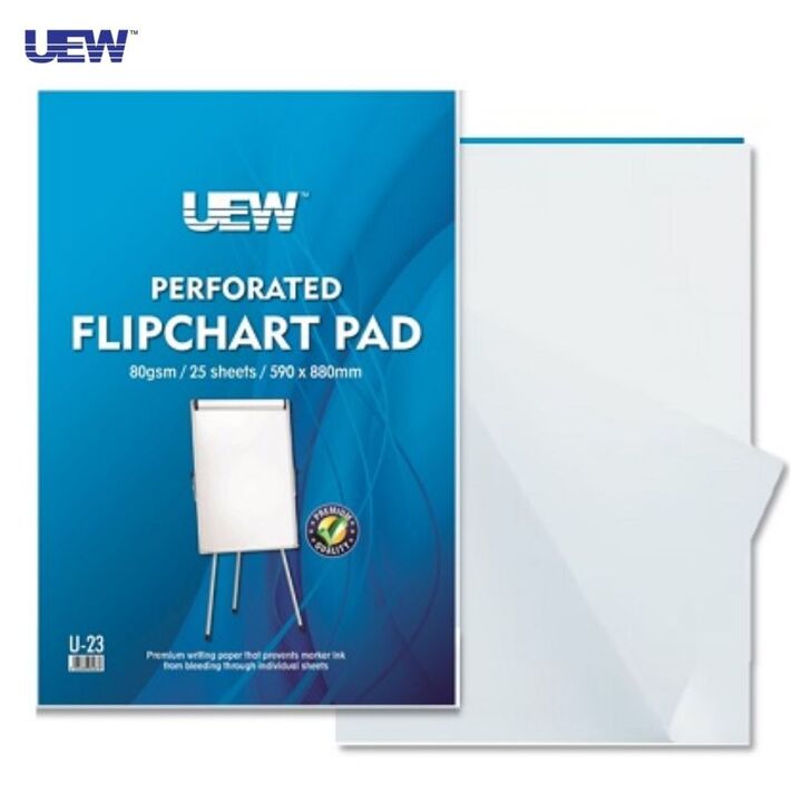 UEW Flipchart Pad U-23 2'x3' 80gsm 25's
