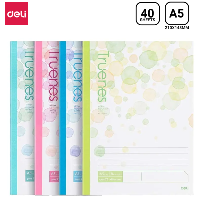 Deli Notebook A5 40's Fancy Design WA540-P
