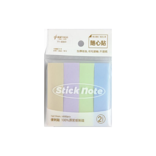 FROG Sticky Note 76x19mm/4x80's