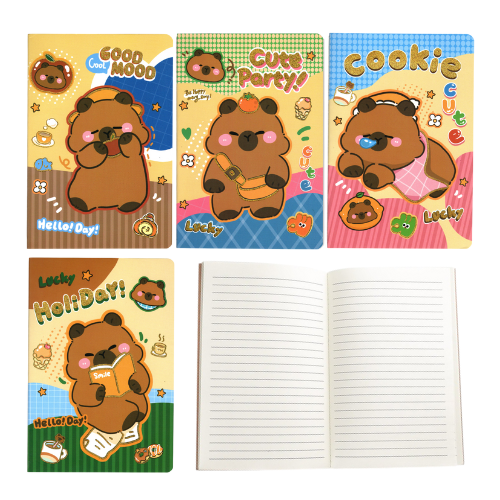 DEPAI Capybara Single Line Notebook 140*207mm 36's 80g 3100-43