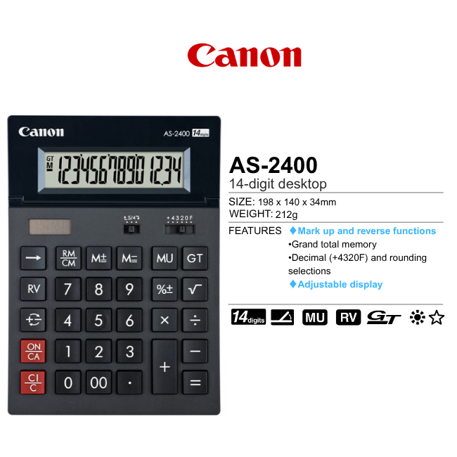 Canon Desktop Calculator