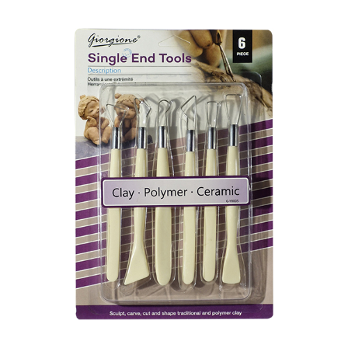 Giorgione Single End Tools for Clay/Polymer/Ceramic 6's