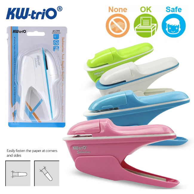 KW-trio Submarine Non Staples Stapler 05299 7's (Staplesless)