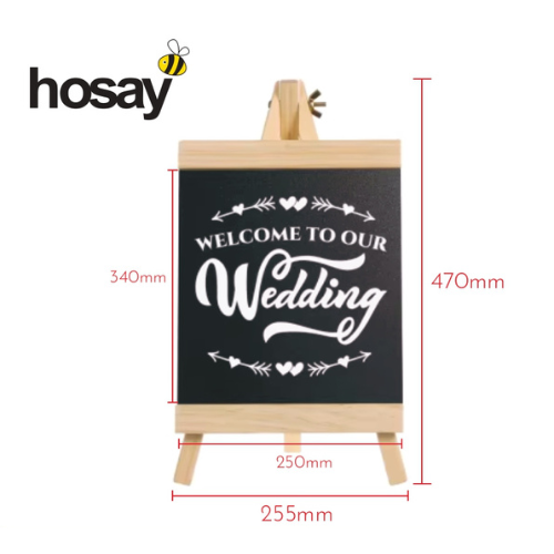 Hosay Wooden Tripod Blackboard