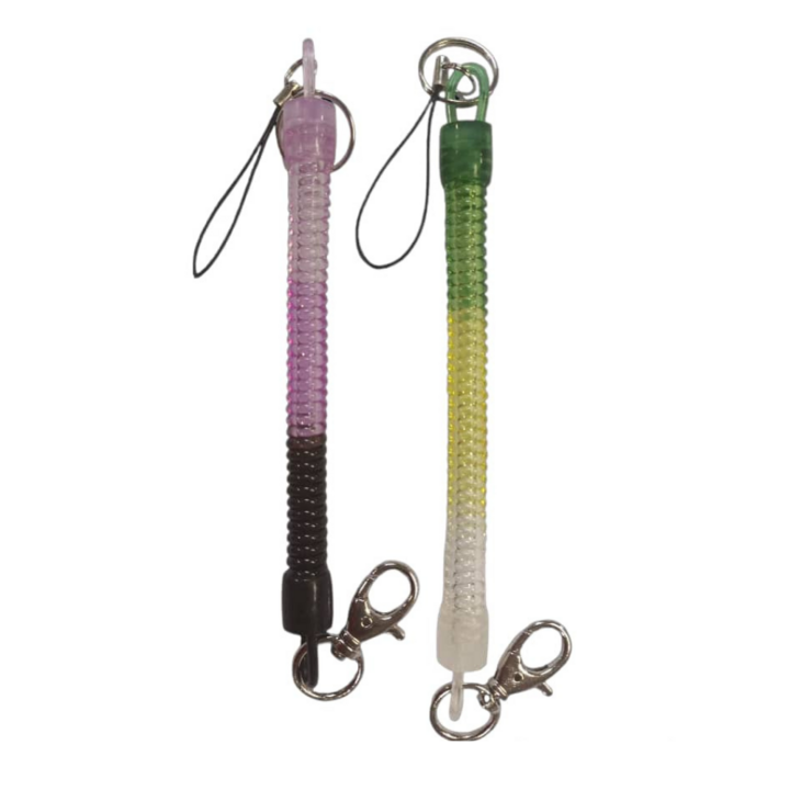 Plastic Coil 11.4cm with Key Ring