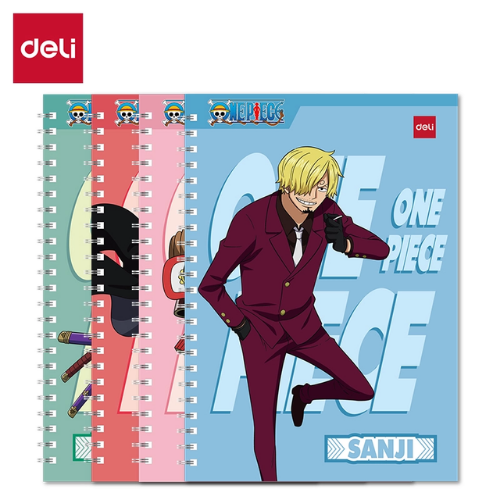 Deli One Piece Spiral Lined Notebook N411 A5 60's 70g
