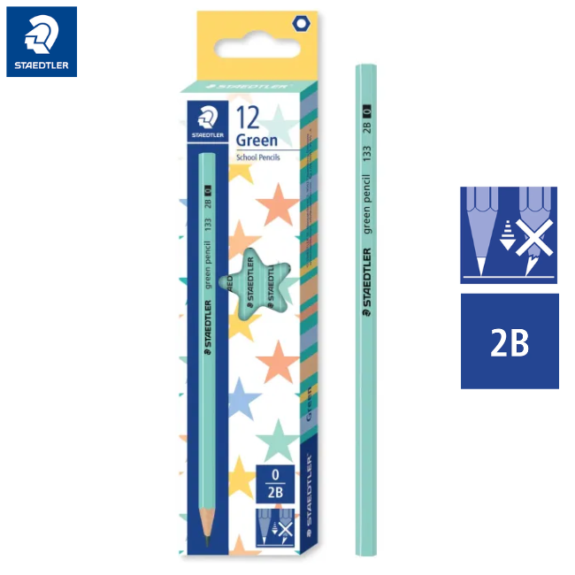 Staedtler 2B Pencil FSC 100% 12's