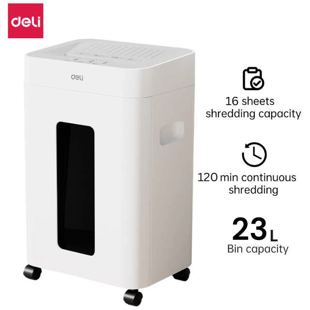 Deli Paper Shredder White ET048 4x38mm 16's