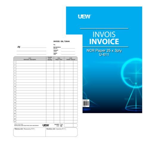 Invoice Book 3 Ply NCR