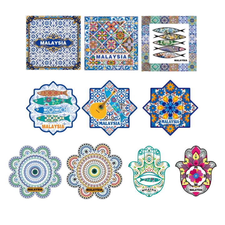 Fridge Magnet - Malayisa Decorations Pattern