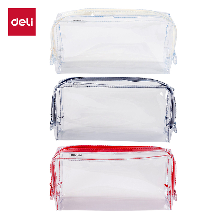 Deli PVC Zipper Bag 235x120x65mm