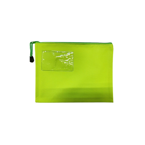 Zip Plain Colour Vinly Holder