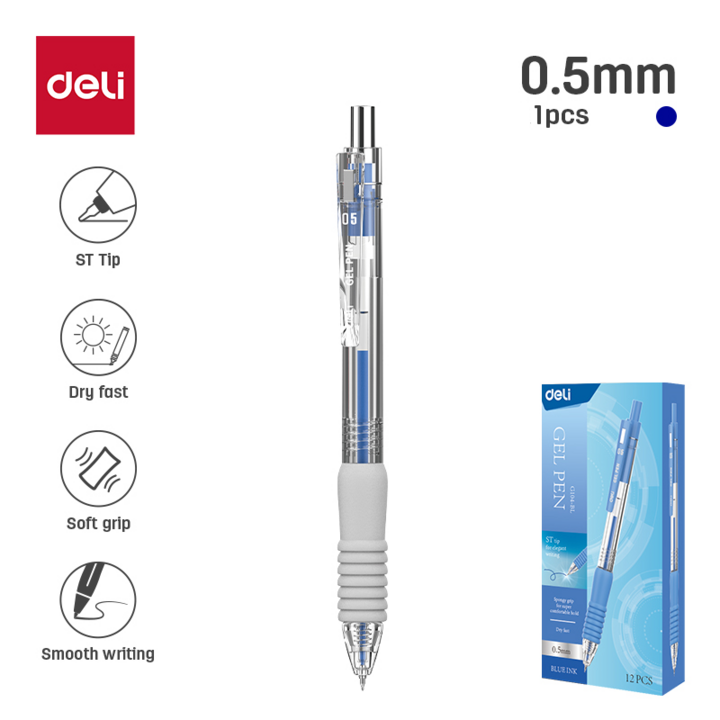 Deli Gel Pen ST Tip 0.5mm