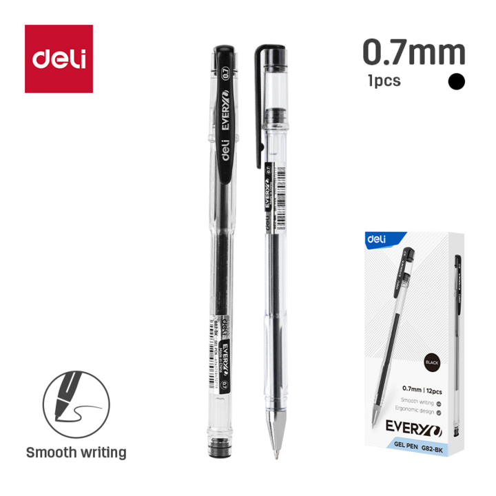 Deli Gel Pen Bullet Tip 0.7mm